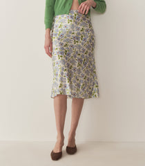 HMD -- ELOWENA SKIRT -- IVORY STRAWBERRY MOON FLORAL