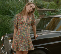 HMD -- EMILIA DRESS -- GREEN VALLEY FLORAL