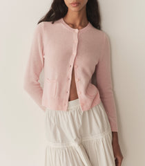 HMD -- FREYA CASHMERE CARDIGAN -- ROSEWATER