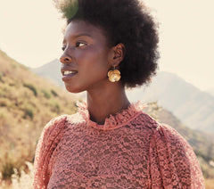 HMD -- FEATHER DRESS -- DARK ROSEWOOD
