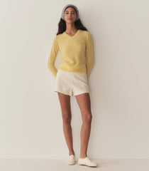 HMD -- GARANCE CASHMERE SWEATER -- LEMON CHIFFON
