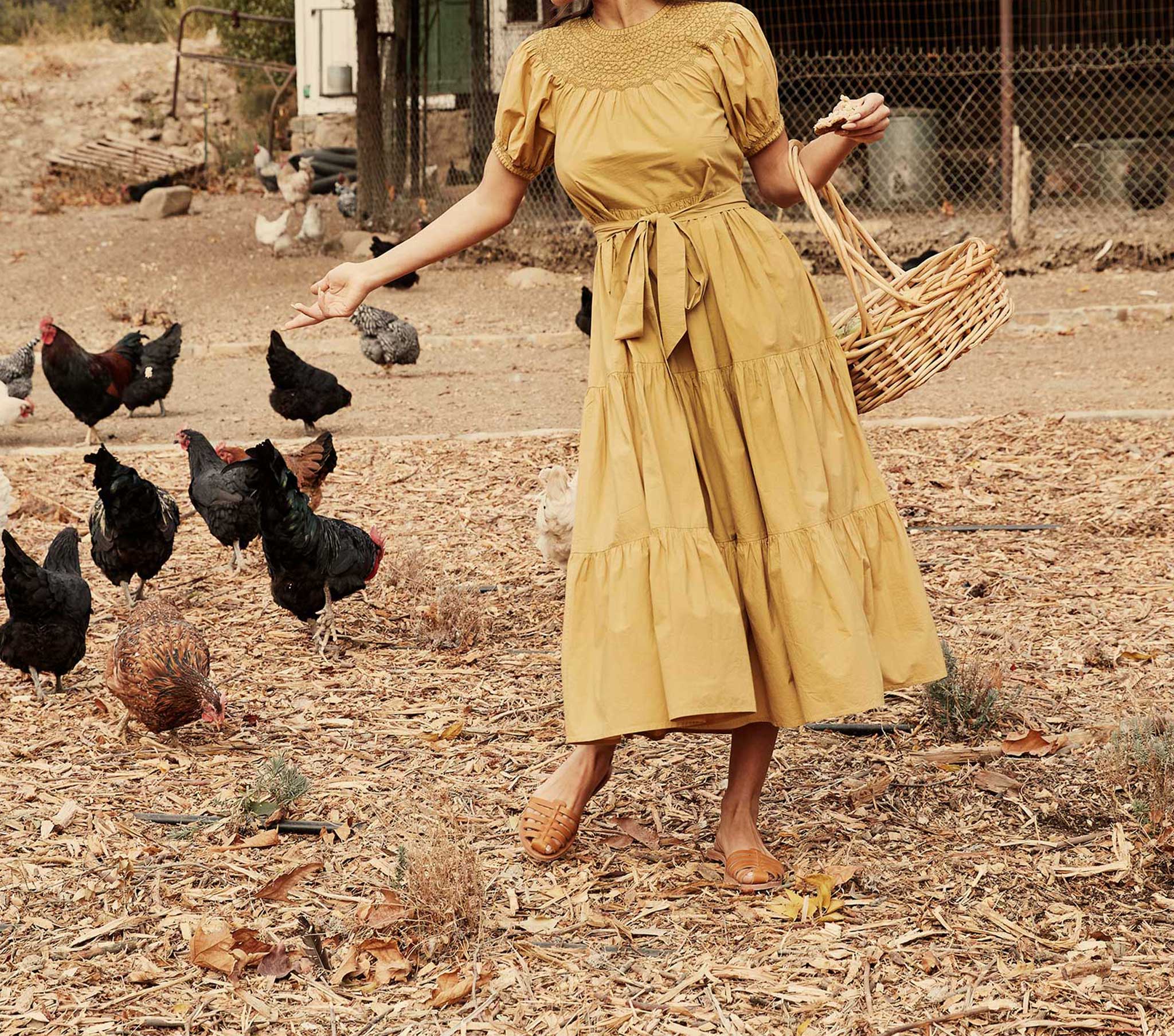 HMD -- GILDA DRESS -- WHEAT