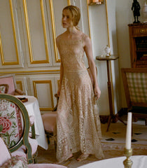 HANDKERCHIEF ANNIVERSARY DRESS -- PAILLE
