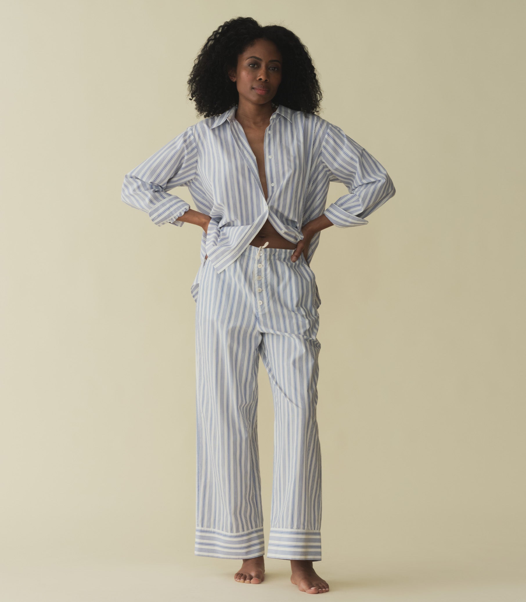HMD -- HAVA TOP -- INDIGO SORRENTO STRIPE
