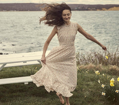 HMD -- HOLLIS DRESS -- SUNSHINE MEADOW FLORAL