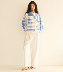 HMD -- IRENE TEE -- BLEU BRETON STRIPE