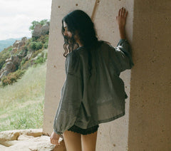 HMD -- THE JANE BLOUSE -- LA MADDALENA GINGHAM