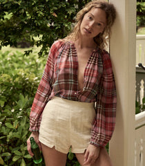 HMD -- JANIS TOP -- FRANCINE PLAID