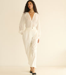 HMD -- JULIENNE TOP -- SALT MARSEILLE EMBROIDERY