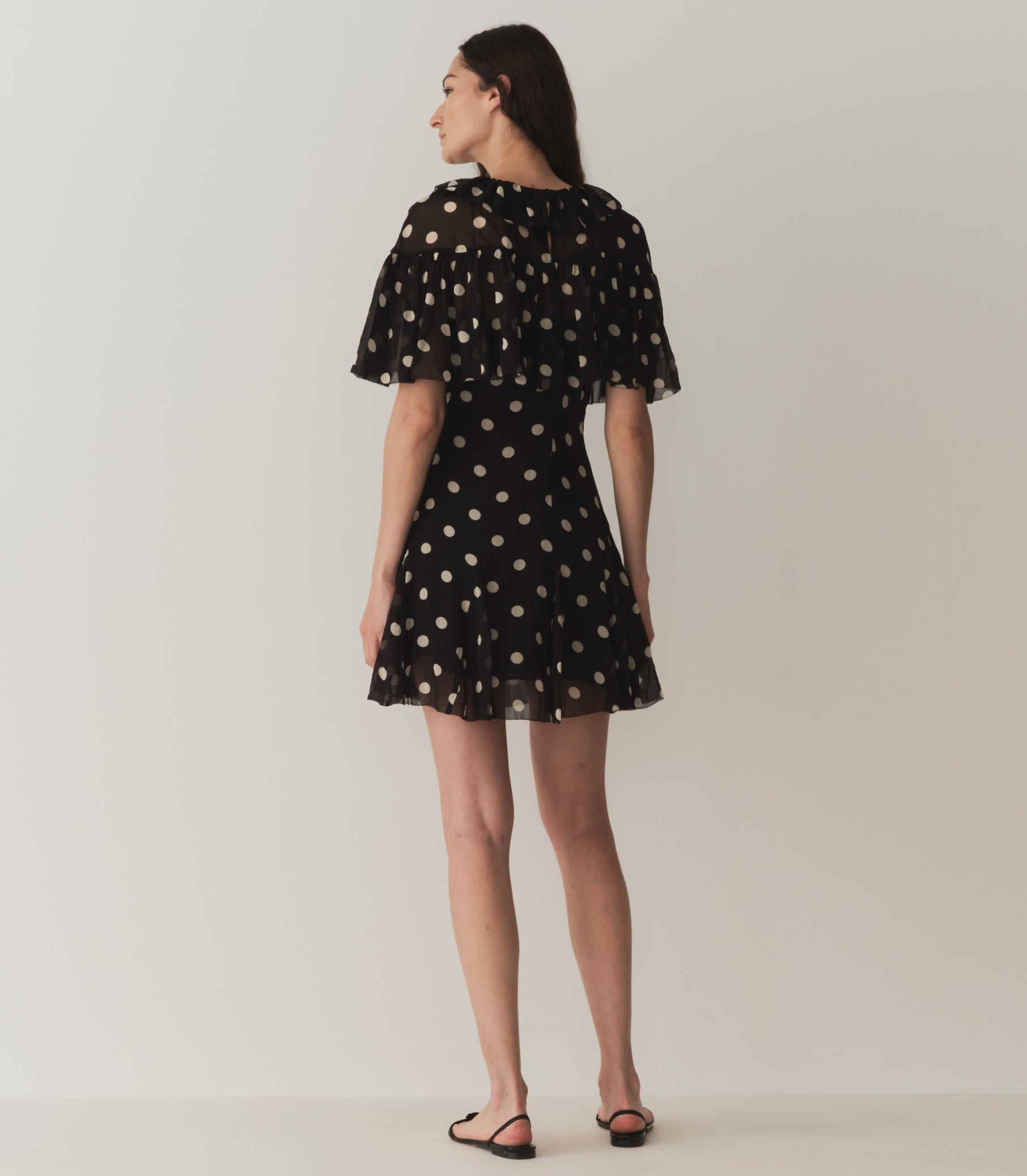 HMD -- KAYLIN DRESS -- NOIR SOLSTICE SKY DOT