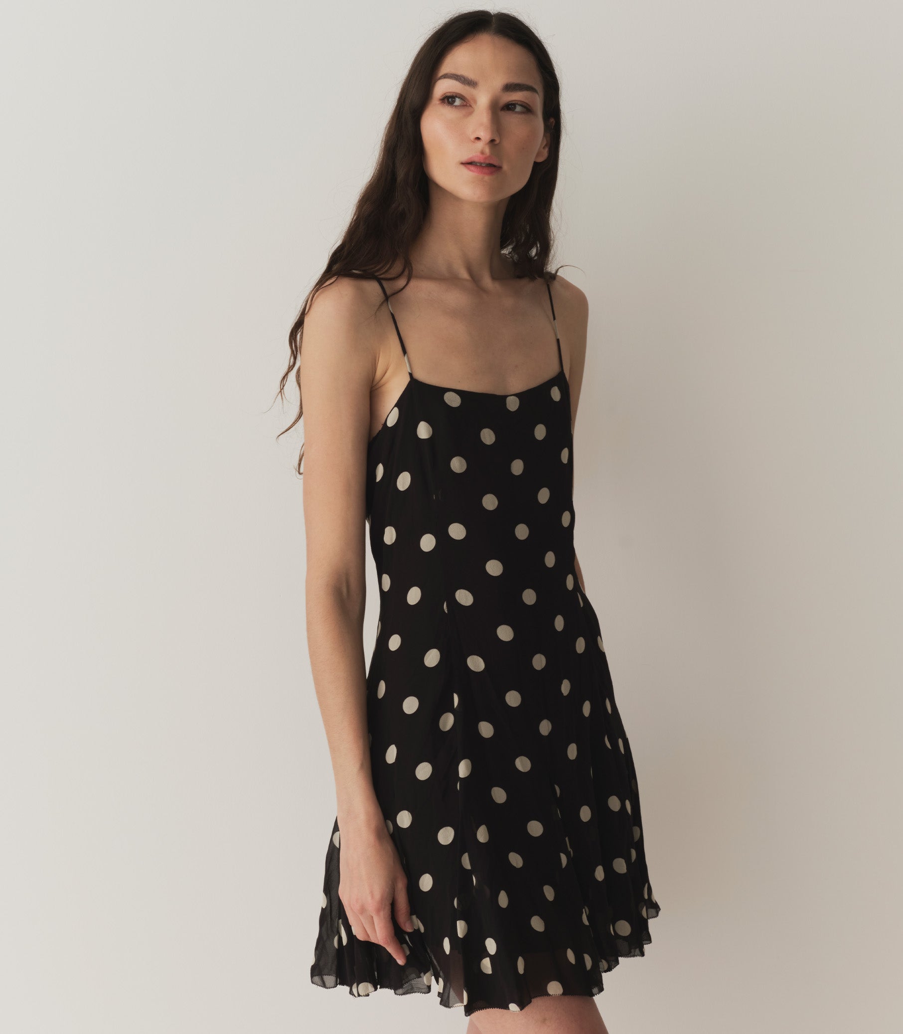 HMD -- KAYLIN DRESS -- NOIR SOLSTICE SKY DOT