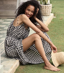 HMD -- LESLIE DRESS -- MARILYN GINGHAM