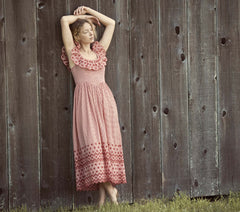 HMD -- LIESEL DRESS -- CERISE PARIS GINGHAM