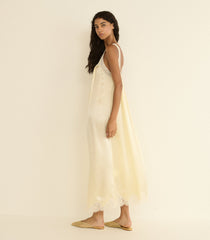 LUCIANE DRESS -- VANILLA
