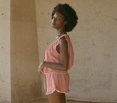 HMD -- LUELLA SHORT -- CERISE PARIS GINGHAM
