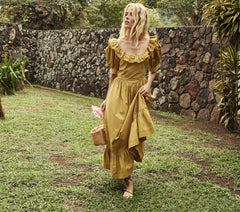 HMD -- LUPINE DRESS -- OREGANO