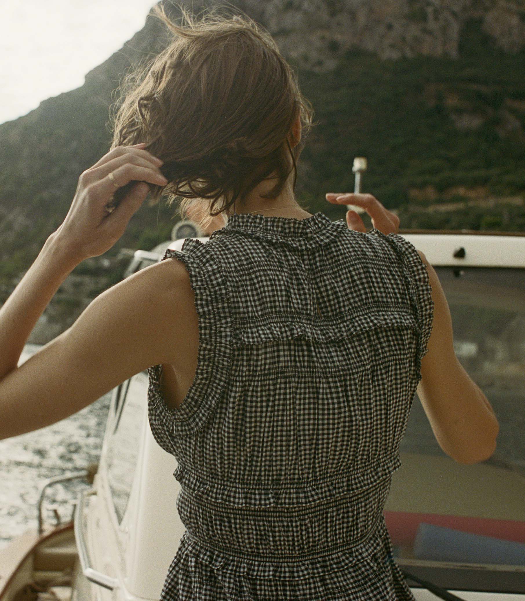 HMD -- MALLORY DRESS -- LA MADDALENA GINGHAM