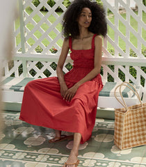 HMD -- MARIANNE DRESS -- SCARLET