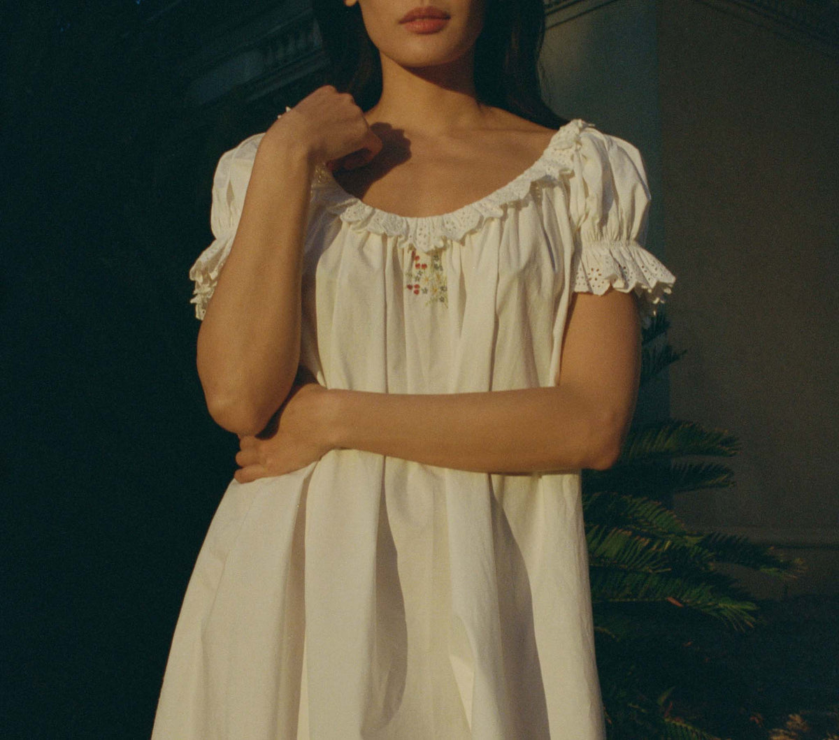 HMD -- MUSETTE NIGHTGOWN -- SALT