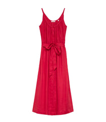 HMD -- NEVITA LINEN DRESS -- SCARLET