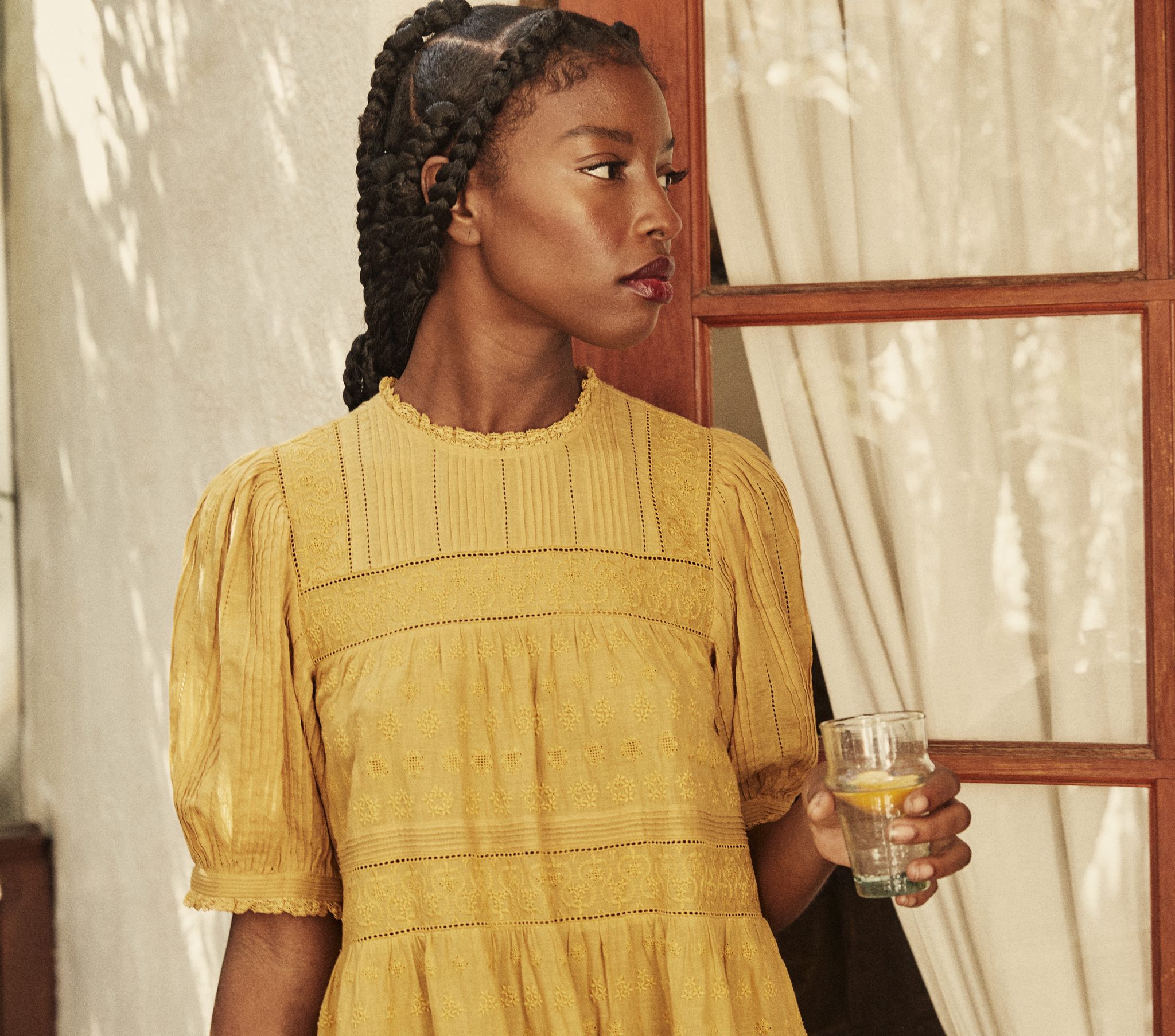 HMD -- NERINE DRESS -- WHEAT