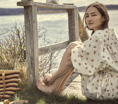 HMD -- OPAL DRESS -- YELLOW FLORAL MEADOW