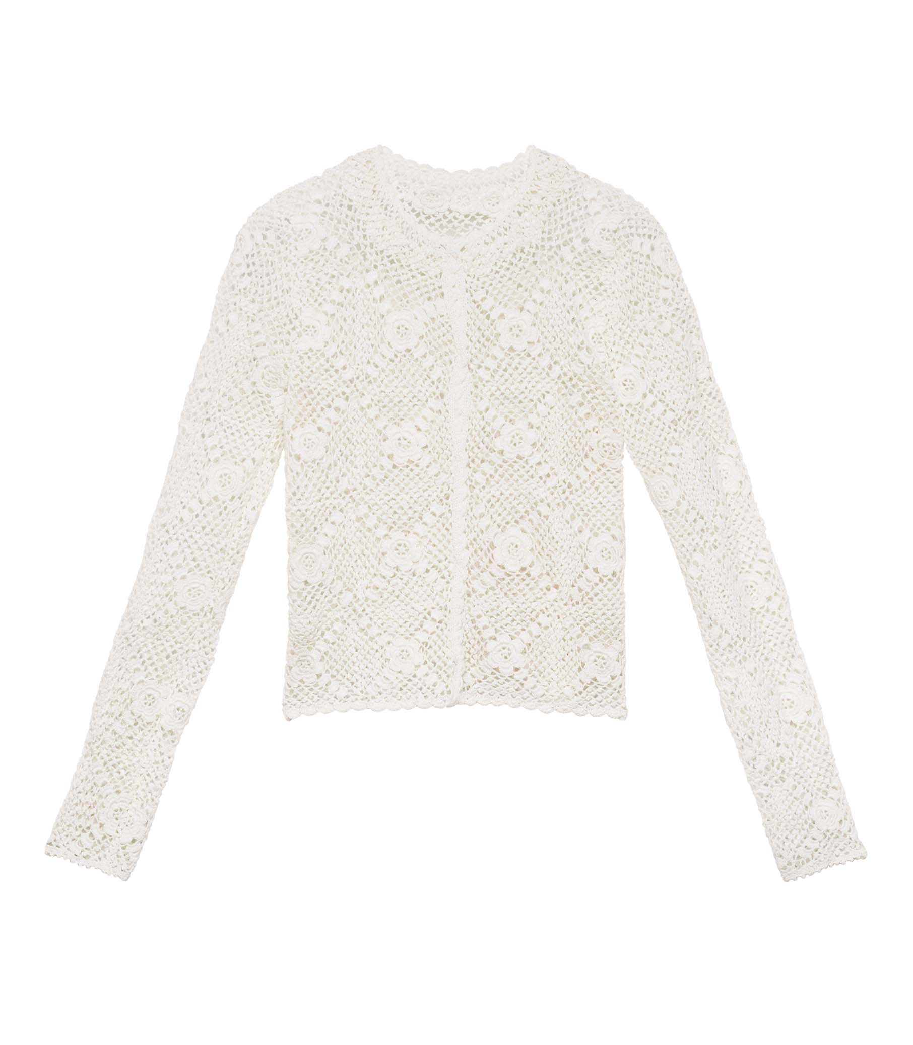 HMD -- OTTOLINE CARDIGAN -- PEARL