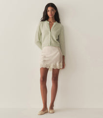 HMD -- PAILLETTE CARDIGAN -- MINT TEA