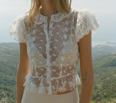 HMD -- REGINA TOP -- SEA SALT