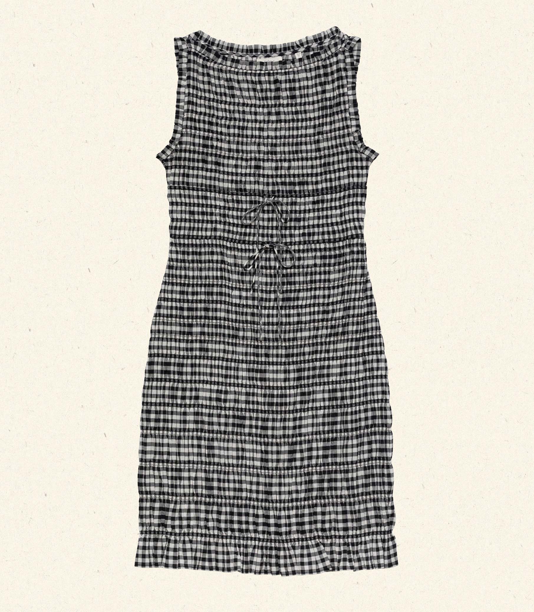 HMD -- ROSELLA DRESS -- NOIR GRETA GINGHAM