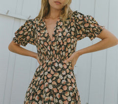 HMD -- SERRA DRESS -- NOIR TRESORS DE LA MER