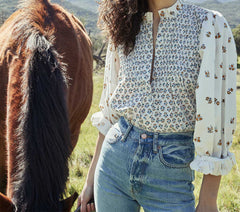 HMD -- SILENE TOP -- FLORAL MEADOW
