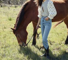 HMD -- SILENE TOP -- FLORAL MEADOW