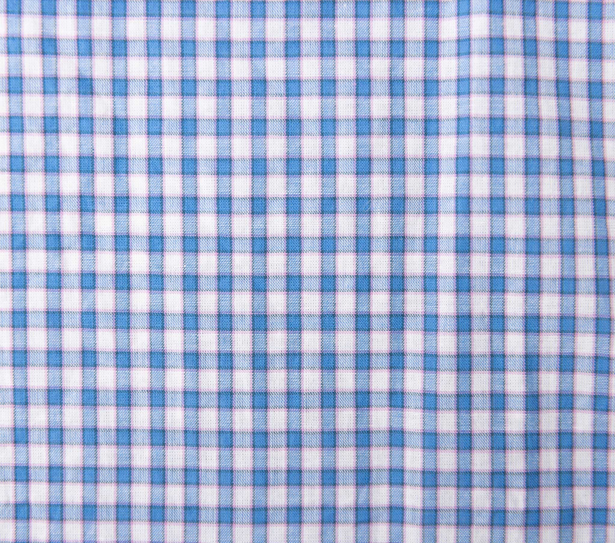 HMD -- JUNE TOP -- SKY SOMERSET PLAID