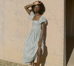 HMD -- STANZA DRESS -- SONGBIRD TOILE
