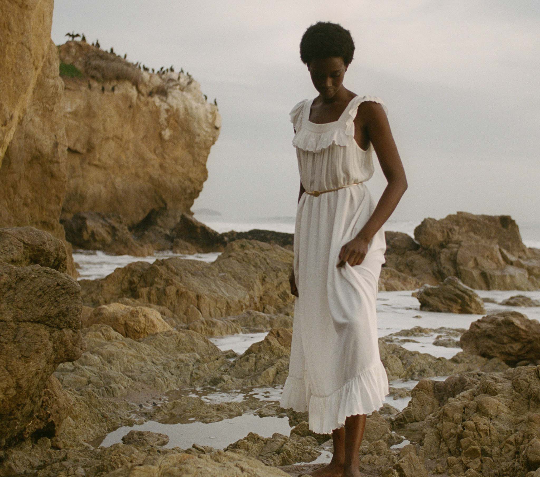 HMD -- SYCAMORE DRESS -- SALT