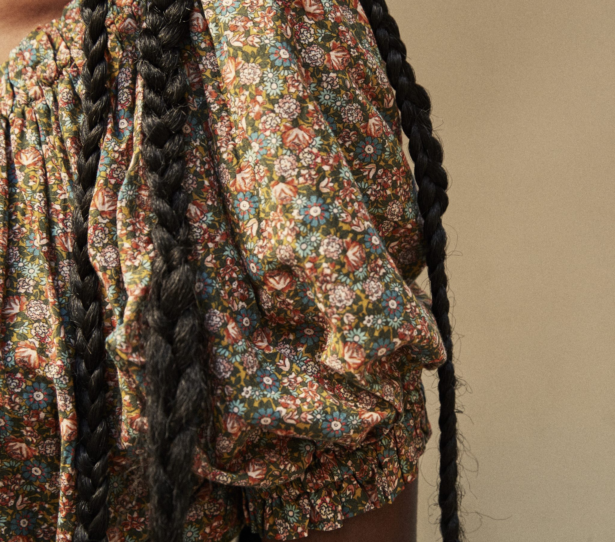 HMD -- SAFFLOWER DRESS -- YELLOW LAUREL CANYON ROSE