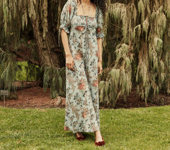 HMD -- VETIVER DRESS -- BLUEBELL SUMMER FLORAL