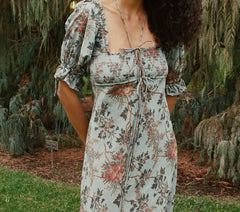 HMD -- VETIVER DRESS -- BLUEBELL SUMMER FLORAL