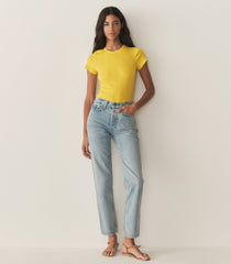 HMD -- VIVI CASHMERE TEE -- CITRUS