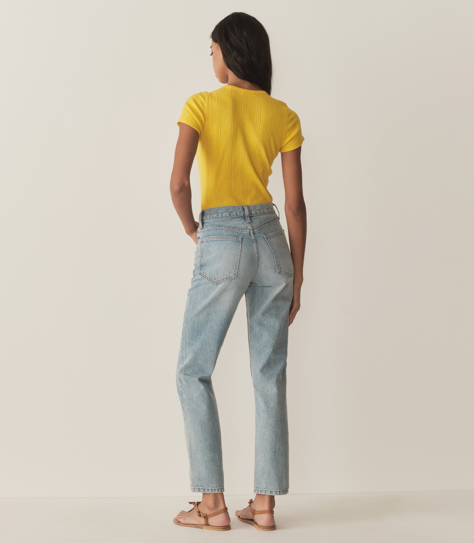 HMD -- VIVI CASHMERE TEE -- CITRUS