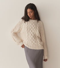 HMD -- WITHROWE SWEATER -- IVORY