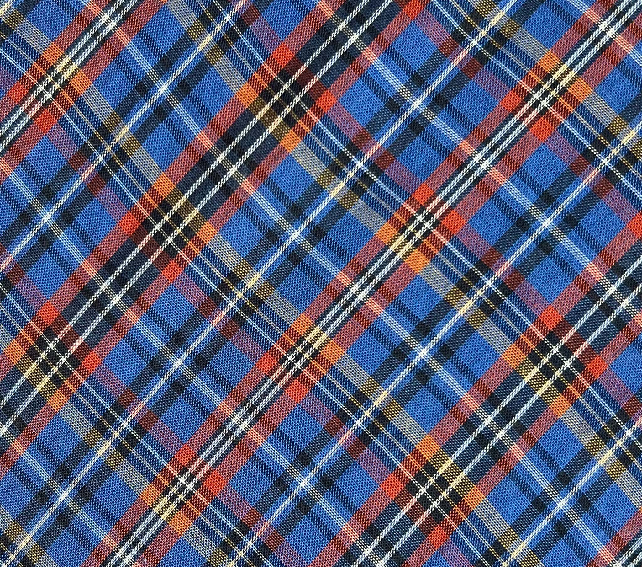HMD -- JULLIEN DRESS -- AZURE FRENCH PLAID