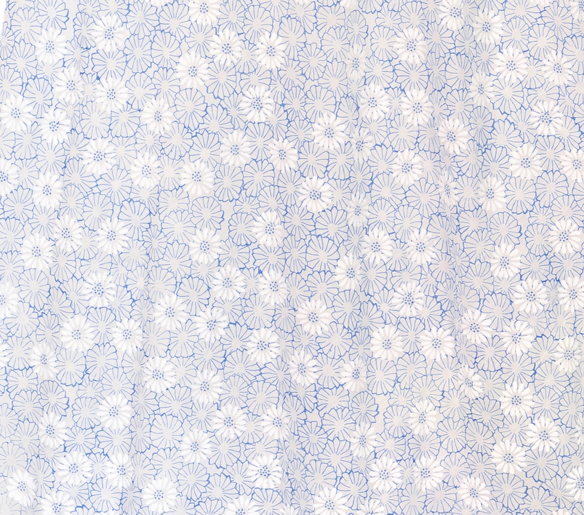 HMD -- THE JANE BLOUSE -- BLUE SUMMER DAISY PRINT