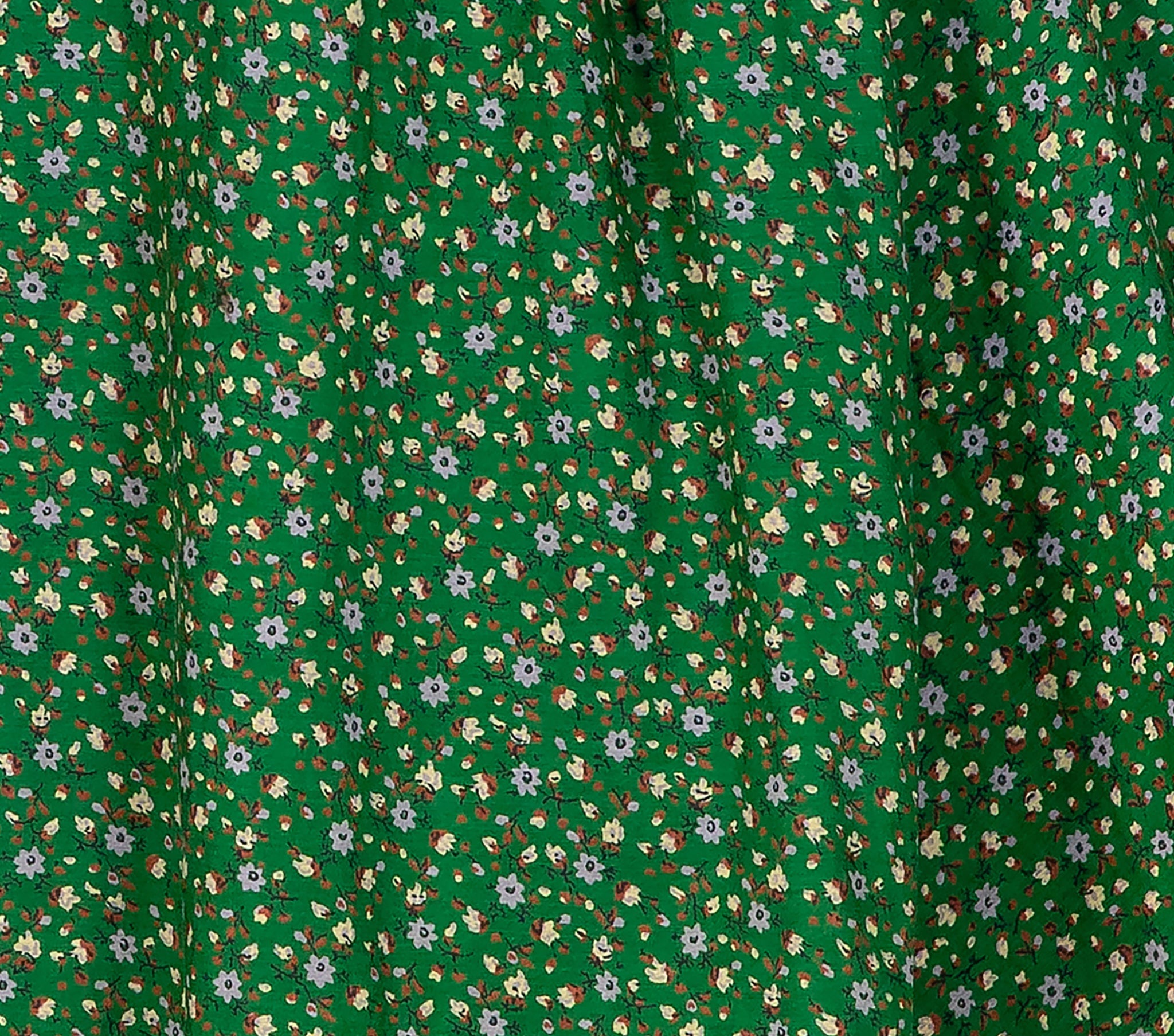 HMD -- ROAN DRESS -- GREEN MARTHA'S GARDEN PRINT